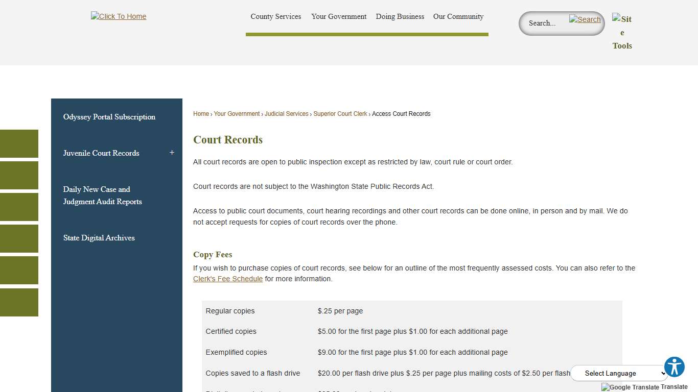 Court Records | Snohomish County, WA - Official Website